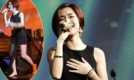 Hòa Minzy cởi phăng giày nhảy cùng fan